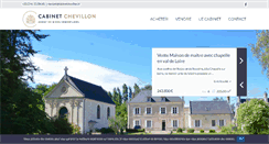Desktop Screenshot of cabinetchevillon.fr